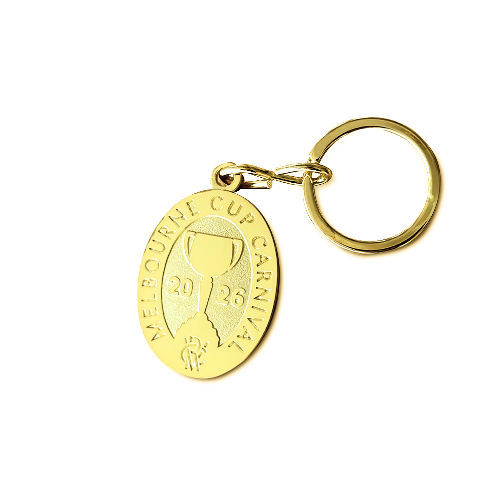 Melbourne Cup Carnival 2026 Logo Keyring